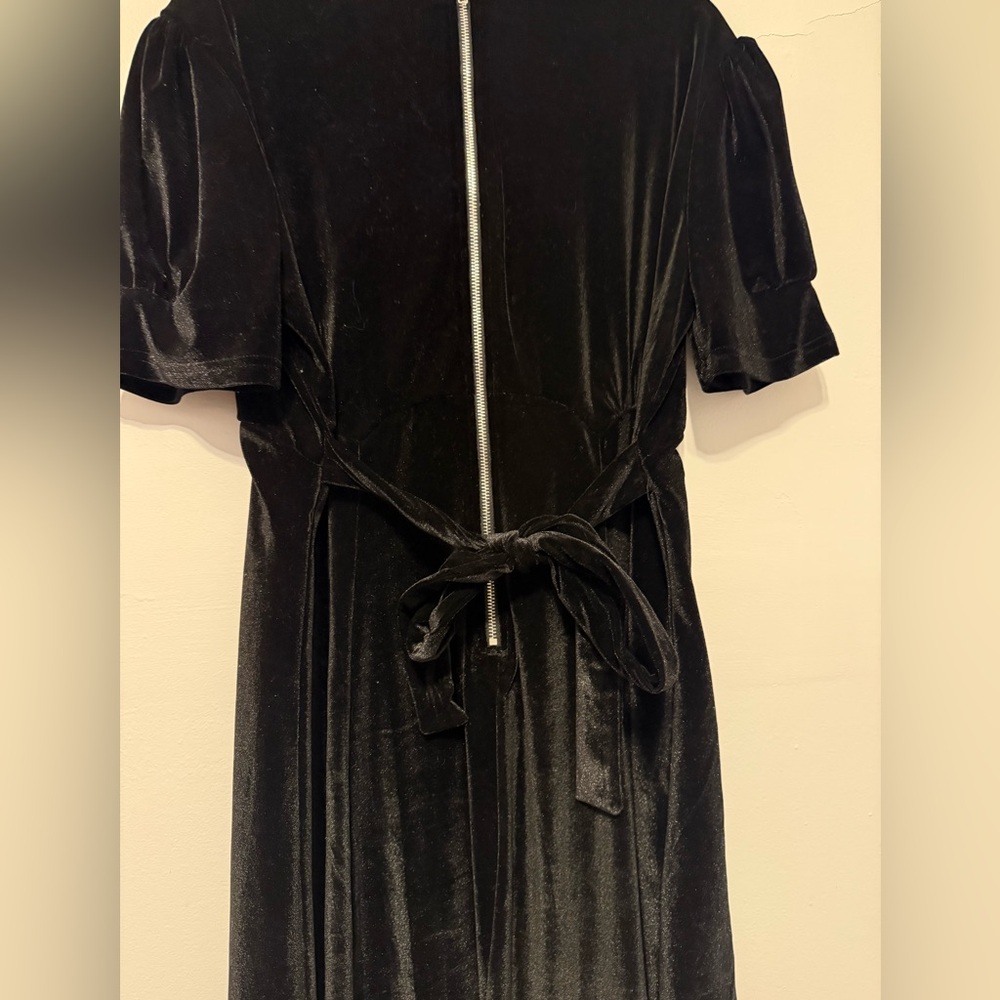 Nicoletta Carlone, black velvet retro style Jezebel Dress  Size 2XL NWT - Picture 8 of 8